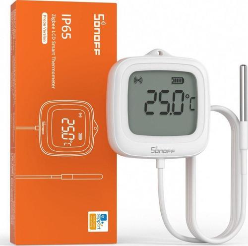 Snzb-02Ld Zigbee Ip65 Lcd Ekranlı Problu Akıllı Sıcaklık Sensörü