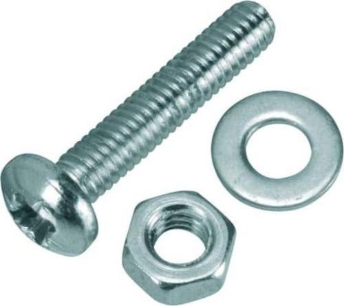 YSB M4x12mm Vida , Somun ve Pul Takım x 10 Takım  (rf134)
