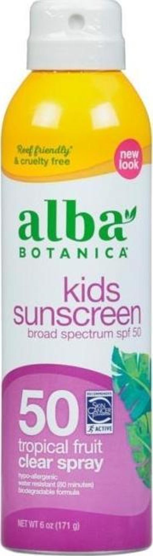 Çocuklar Sürekli SPF50 Sprey Güneş Kremi 148 Gm