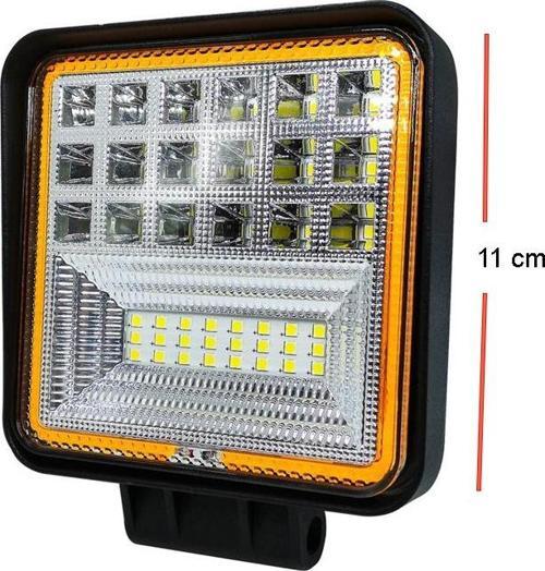 Space Sis lambası kare kırmızı angellı 12-24v adet / LASS312