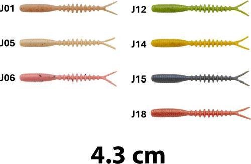 Aqua - Katsu Aji Komushi 1.7" 4.3cm 18 Adet LRF İstavrit Silikonu J17