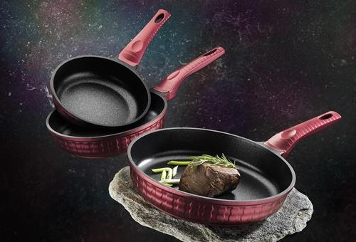 Kırmızı Sirius Yanmaz Yapışmaz , Pfoa İçermez Döküm Tava Seti