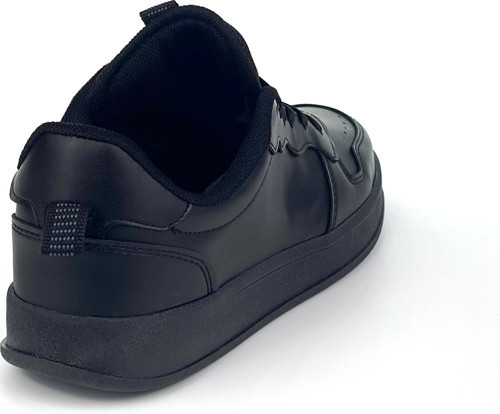 Unisex Siyah Bağcıklı Rahat Günlük Sneaker Spor Ayakkabı