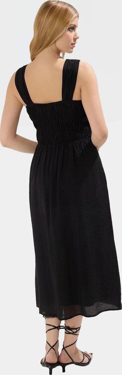 Cool & Comfort Elbise  Polyester Midi Boy Gipeli Detay Seçkin Malzeme Konforlu Kesim