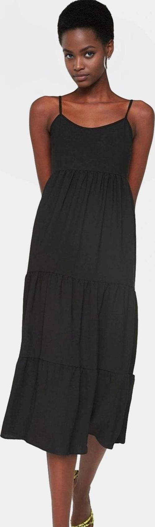 Polyester Dokuma Midi Elbise Renk Skater Kalıp Kolsuz Belden Açılan Etek Mükemmel Uyum