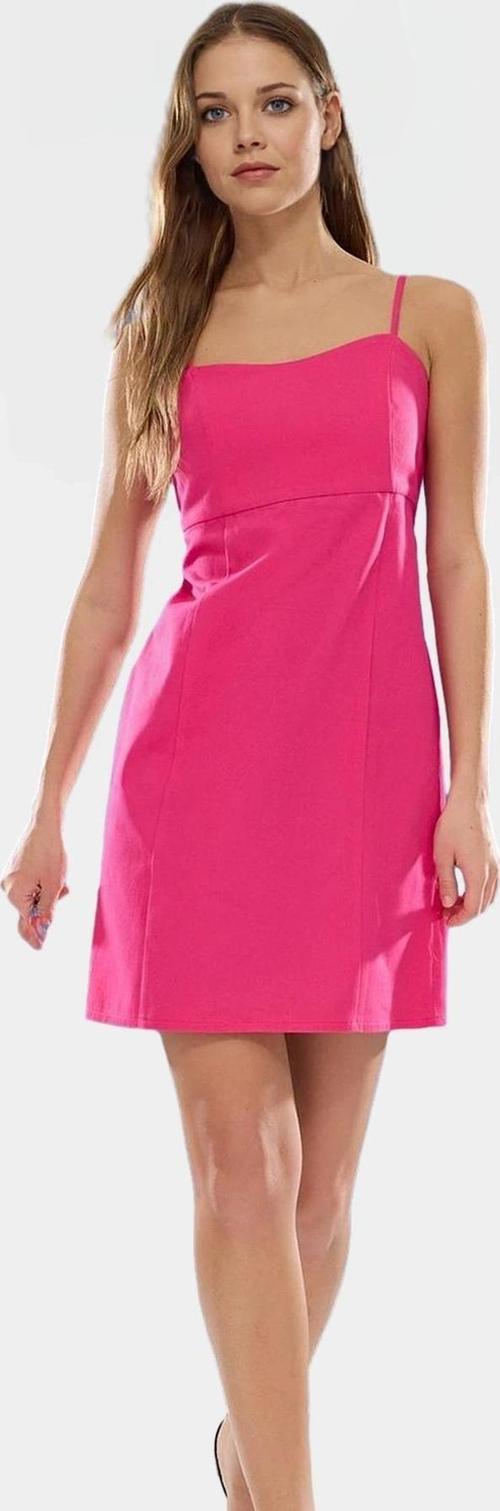 Pamuklu Mini Elbise Vücudu Saran Yazlık Bodycon Kesim Trend Tasarım Seçkin Malzeme