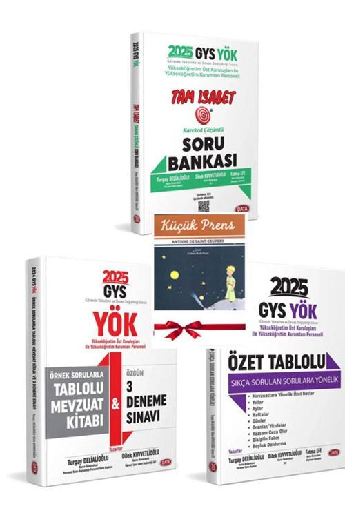 Data Yayınları 2025 Turgay Delialioğlu Gys Yök Görevde Yükselme Ve Ünvan Değişikliği Sınavına Hazırlık Seti