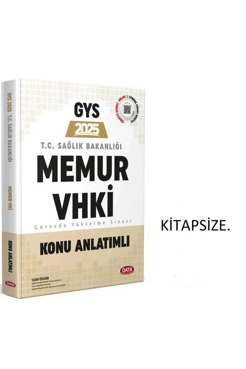 Data Yayınları 2025 Gys Sağlık Bakanlığı Memur Vhki Görevde Yükselme Sınavı Konu Anlatımlı Online 2 Dnm Kitapsize