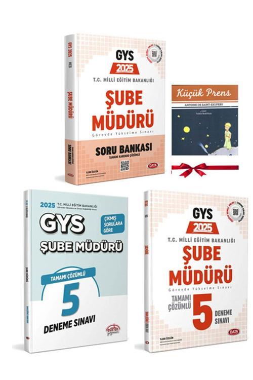 Data Yayınları 2025 Editör Gys Meb Şube Müdürü Soru Bankası Ve Deneme Sınavı Seti