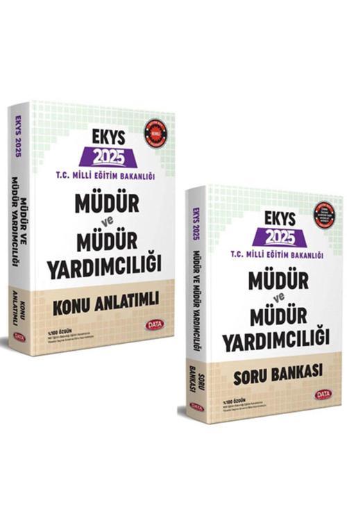 Data Yayınları 2025 Meb Ekys Müdür Ve Müdür Yardımcılığı Soru Bankası Ve Konu Anlatımlı Set