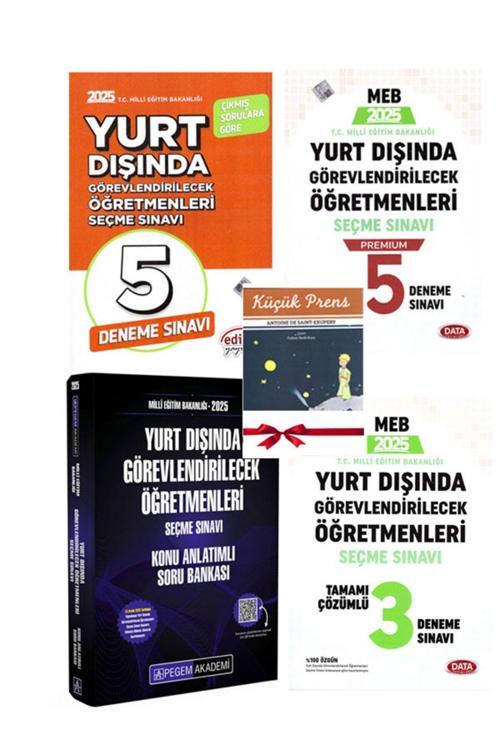 Pegem Akademi Yayıncılık 2025 Meb Yurt Dışı Öğretmenlik Sınavı Konu Soru 3 Lü Deneme Sınavı Seti Pegem