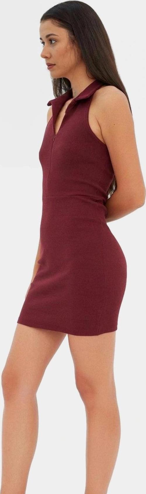 Yazlık Mini Elbise Bodycon Kalıp Örme Kumaş Rahat Kesim Kaliteli İşçilik Zarifane Tasarım