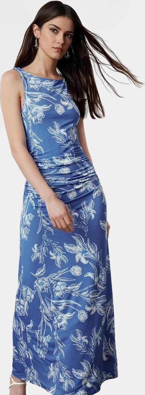 Örme Bodycon Elbise Kayık Yaka Venezia Dokuma Yazlık Dayanıklı Malzeme Mükemmel Uyum