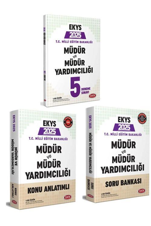 Data Yayınları 2025 Meb Ekys Müdür Ve Müdür Yardımcılığı Konu Soru Deneme Sınavı Seti Data