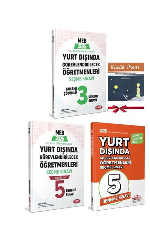 Data Yayınları 2025 Meb Yurt Dışında Görevlendirilecek Öğretmenleri Seçme Sınavı Deneme Sınavı Seti