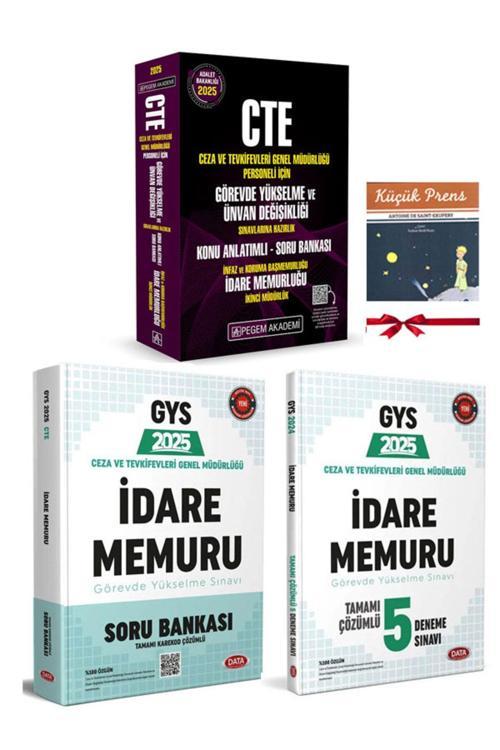 Pegem Akademi Yayıncılık 2025 Data Gys Cte İdare Memuru İnfaz Ve Koruma Başmemurluğu 2. Müdürlük Konu Soru Deneme Sınavı