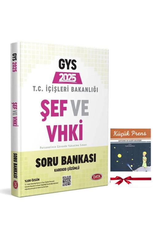 Data Yayınları 2025 Gys İçişleri Bakanlığı Şef Ve Vhki Personelinin Görevde Yükselme Karekod Çözümlü Soru Bankası