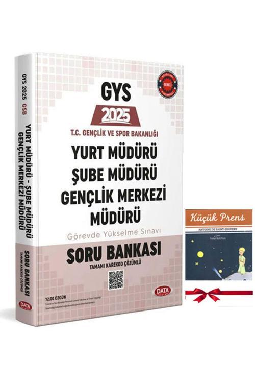 Data Yayınları 2025 Gys Gençlik Ve Spor Bakanlığı Yurt Müdürü Şube Müdürü Karekod Çözümlü Soru Kitabı