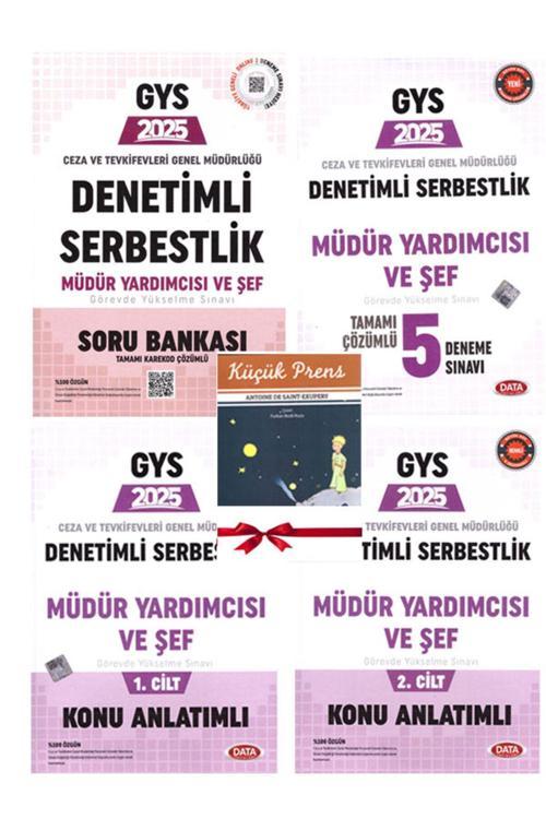 Data Yayınları 2025 Gys Cte Denetimli Serbestlik Müdür Yardımcısı Ve Şef Görevde Yükseleme Sınavı Tam Kapsamlı Set