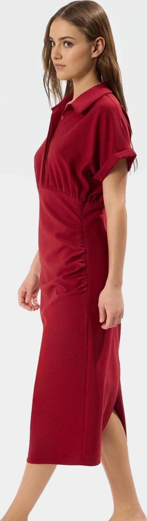 Bodycon Kesim Kısa Kollu Düz Desenli Yazlık Elbise Polyester Elastan Özel Tasarım Rahat Kullanım