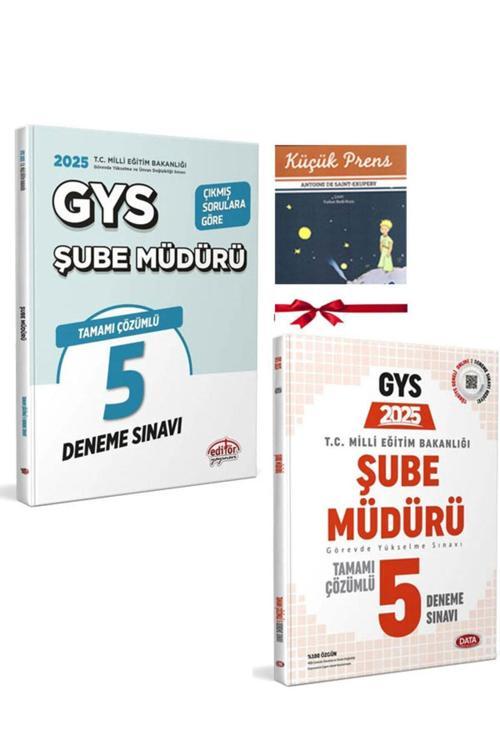 Data Yayınları 2025 Editör Gys Meb Şube Müdürü Tamamı Çözümlü Deneme Sınavı Seti