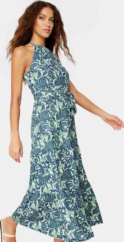 A line Halter Maxi Elbise Rahat Şık ve Yazlık Görünüm Zarifane Tasarım Dayanıklı Malzeme
