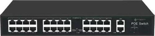 24Port 300W Full Poe 08Ods-24P2U-300 10/100 2X-Uplınk Yönetilemez Switch