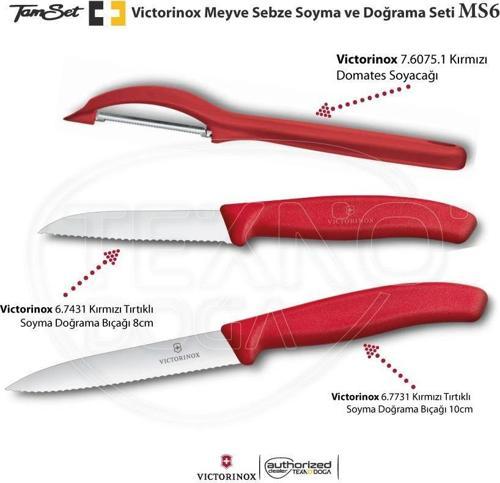 Meyve Sebze Soyacak ve Doğrama Bıçağı Seti MS6