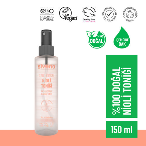 %100 Doğal Nioli Suyu Kötü Koku Önleyici Arındırıcı Ferahlatıcı Hassas Bölge Toniği 150 ml