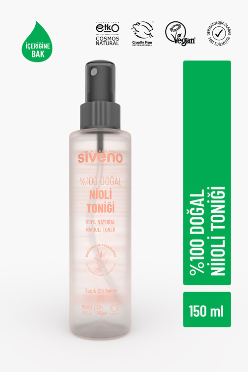 %100 Doğal Nioli Suyu Kötü Koku Önleyici Arındırıcı Ferahlatıcı Hassas Bölge Toniği 150 ml