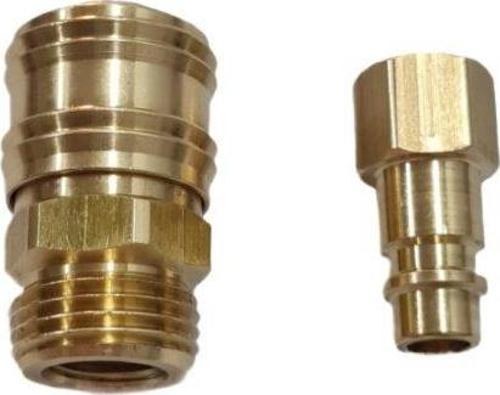 Kompresör Stoper Hava Jakı – Hortum Gövdeli (1/4" Dişi – 1/2" Erkek)