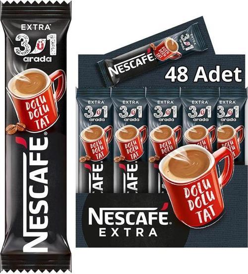 3'ü 1 Arada Extra Kahve 48 li 2 Paket