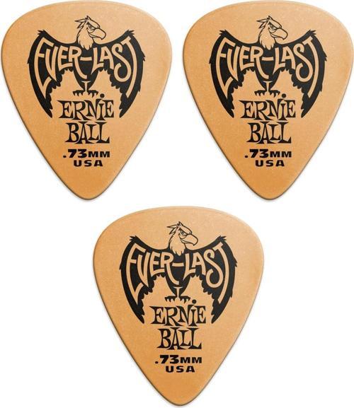 P09190-3 Gitar Penası 3 Adet Everlast 0.73 mm Turuncu