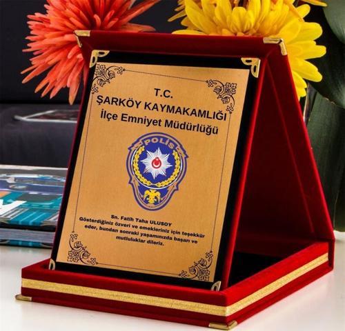 Kurumsal Hediye  Logolu Teşekkür Plaketi 31732