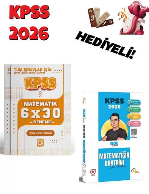 2026 KPSS Matematik Doktrini Soru Bankası ve Deneme Seti 2 Kitap Bigelio ve Doktrin Yayınları