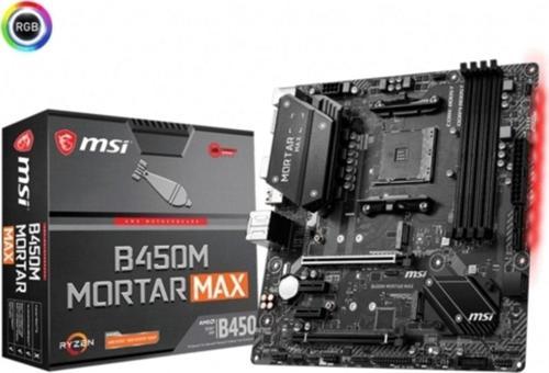 B450M Mortar Max AMD AM4 DDR4 Micro ATX Anakart