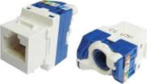 TLD-UTP180 CAT6 180° UTP Keystone Jack 10 lu Paket Legrand Type