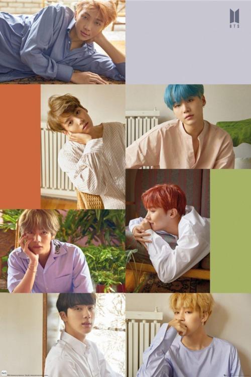 Bts Group Collage Maxı Poster (İthal)