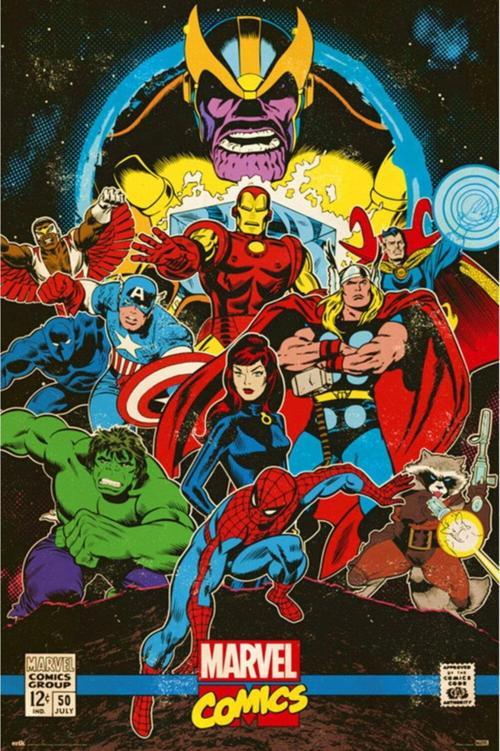 Marvel Infınıty Retro Maxı Poster
