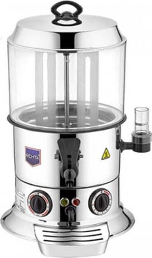 Sıcak Çikolata ve Salep Isıtıcısı-Silver-5 litre