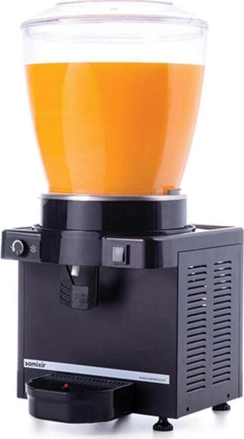 M22.AB Ayranlık-22 litre soğuk içecek dispenseri-karıştırıcılı-manuel-siyah