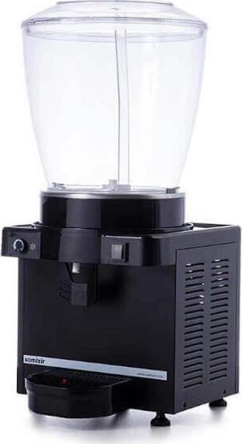 S22.AB Şerbetlik-22 litre soğuk içecek dispenseri-fıskiyeli-manuel-siyah