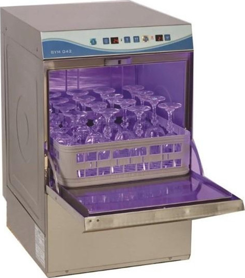 İnoksan INO-BYM042T Bardak yıkama Makinası, 600-800 Bardak/h, Tahliye ve Parlatıcı Pompalı