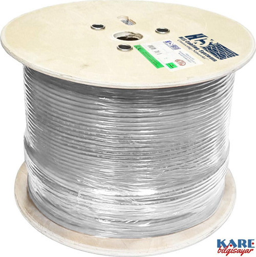 500Metre H06-00402-Dp0-Fv0000 Cat6 Lsoh Utp Kablo Gri