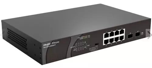 Ruıjıe 8-Port 120W Full Poe Rg-Es110Gds-P Gıgabıt Poe Swıtch