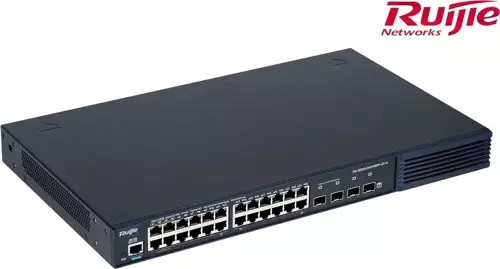 Ruıjıe 24Port Rg-S2910-24Gt4Xs-Up-H(V3.0) Gıgabıt 4-Sfp 370W Yönetilebilir Poe Swıtch