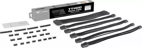 Ac-052-Cn1Nan-A3 Ttmod Black Power Supply Sleeved Kablo Seti (16 Awg)