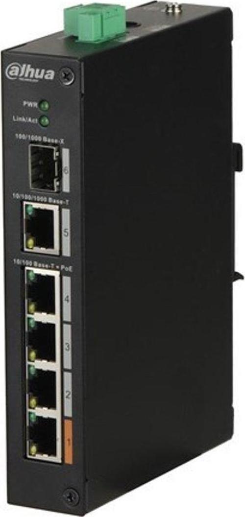Dahau 4Port Pfs3106-4Et-60 10/100 60W Full Poe Endüstriyel Switch