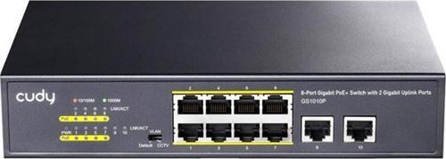 8Port Gs1010P Gıgabıt 2-Uplınk 120W Full Poe Swıtch