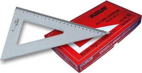 Gönye Akrilik Büyük 26 cm 60 cc